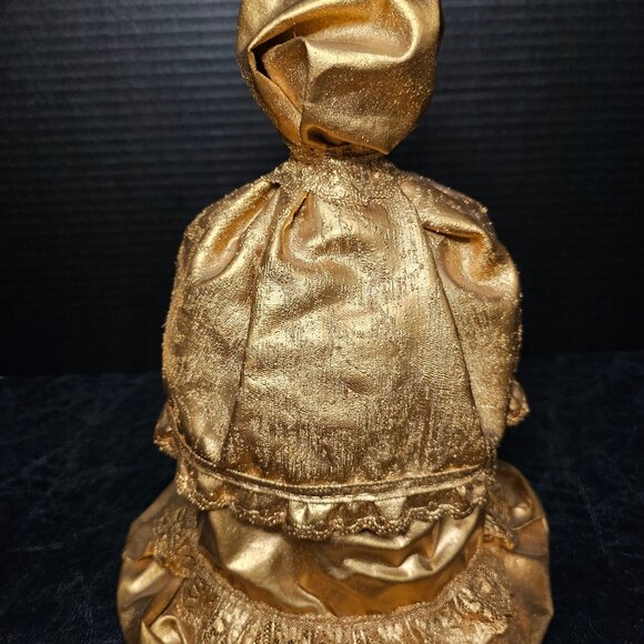 Three Kings Gold Fabriche Bejeweled With Crystals Three Wise Men Holiday Decor - Picture 10 of 12